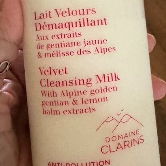 JUMBO SIZE-CLARINS Velvet Cleansing Milk-SEALED - Picture 2 of 6